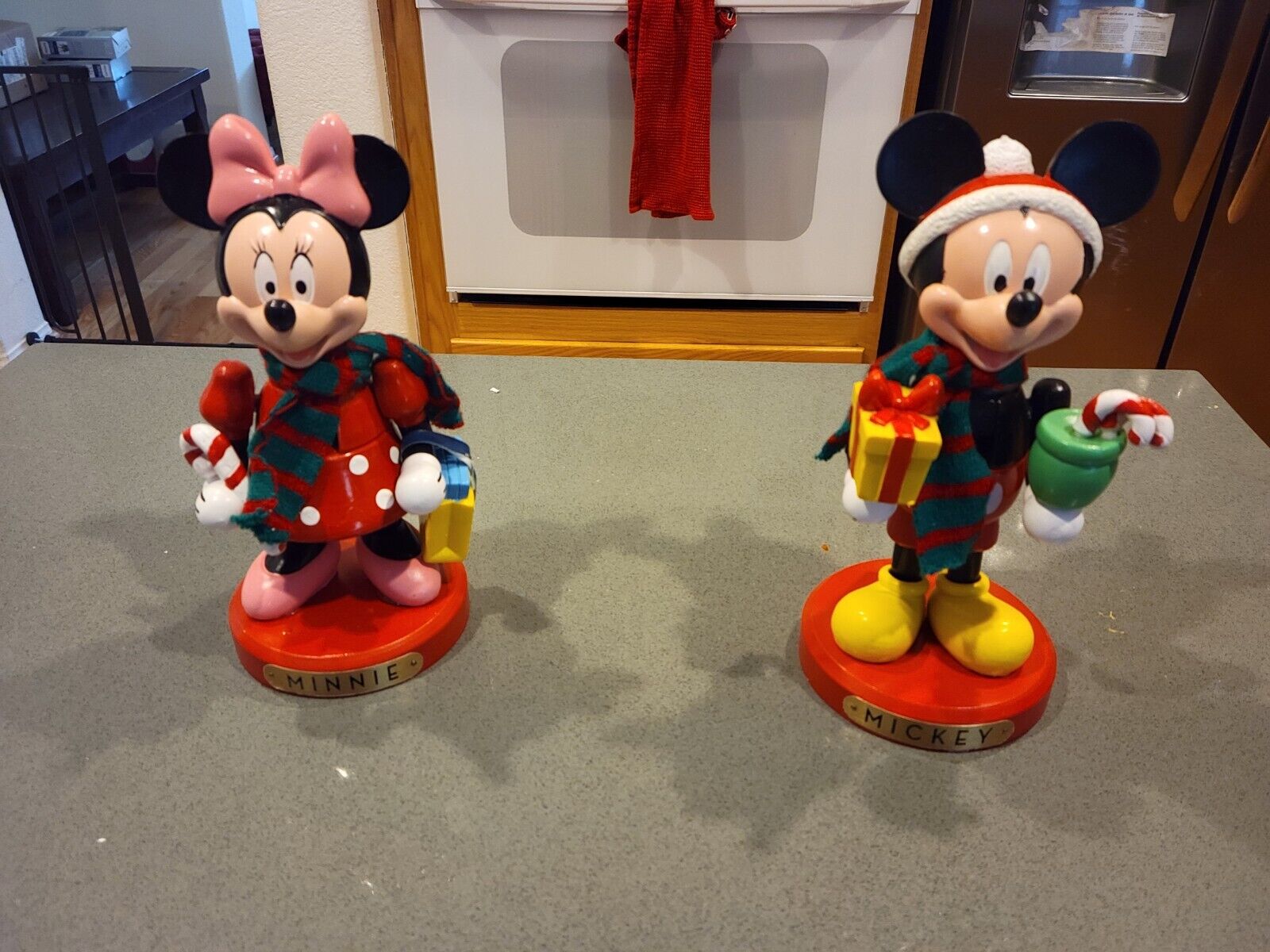 Brand New Kurt Adler Micky and Minnie Mouse Nutcrackers 2022 in Original Boxes
