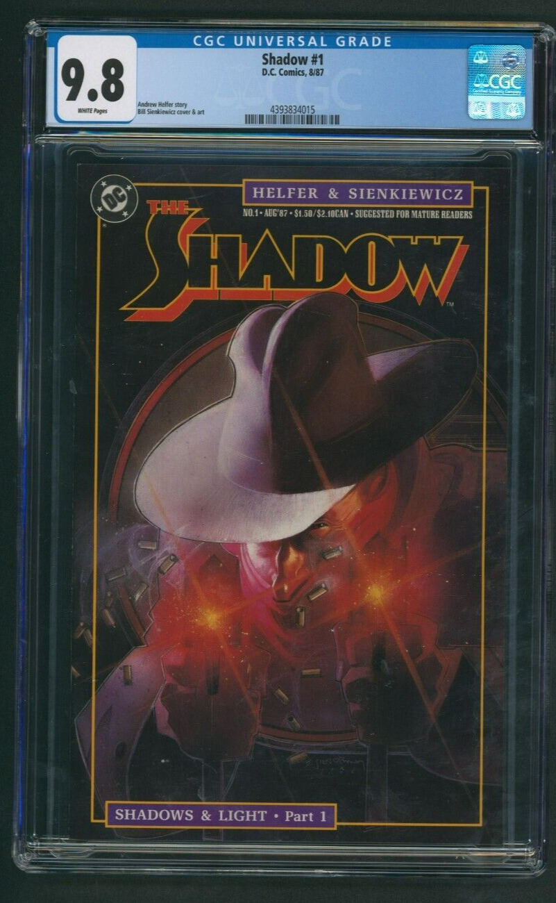 The Shadow #1 CGC 9.8 Bill Sienkiewicz DC Comics 1987