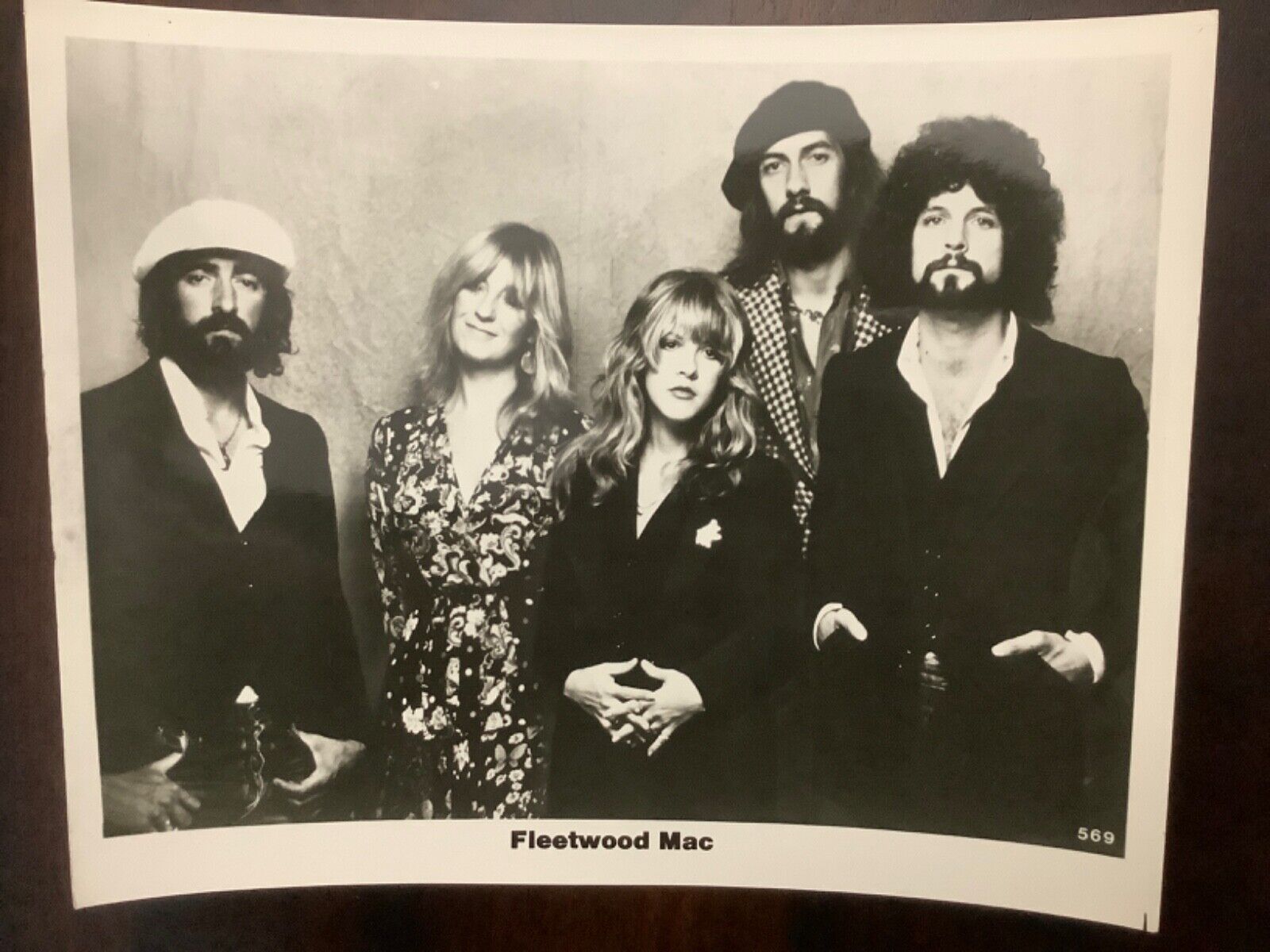Vintage Fleetwood Mac  8” x 10” glossy Black White photo