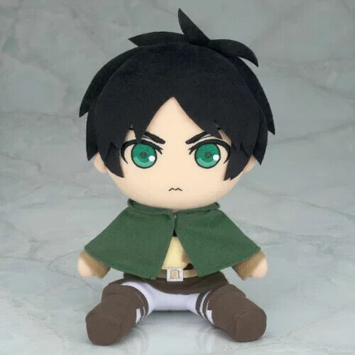 GIFT Attack on Titan Eren Yeager Plush Series ver.2 20cm Doll Stuffed toy 2024