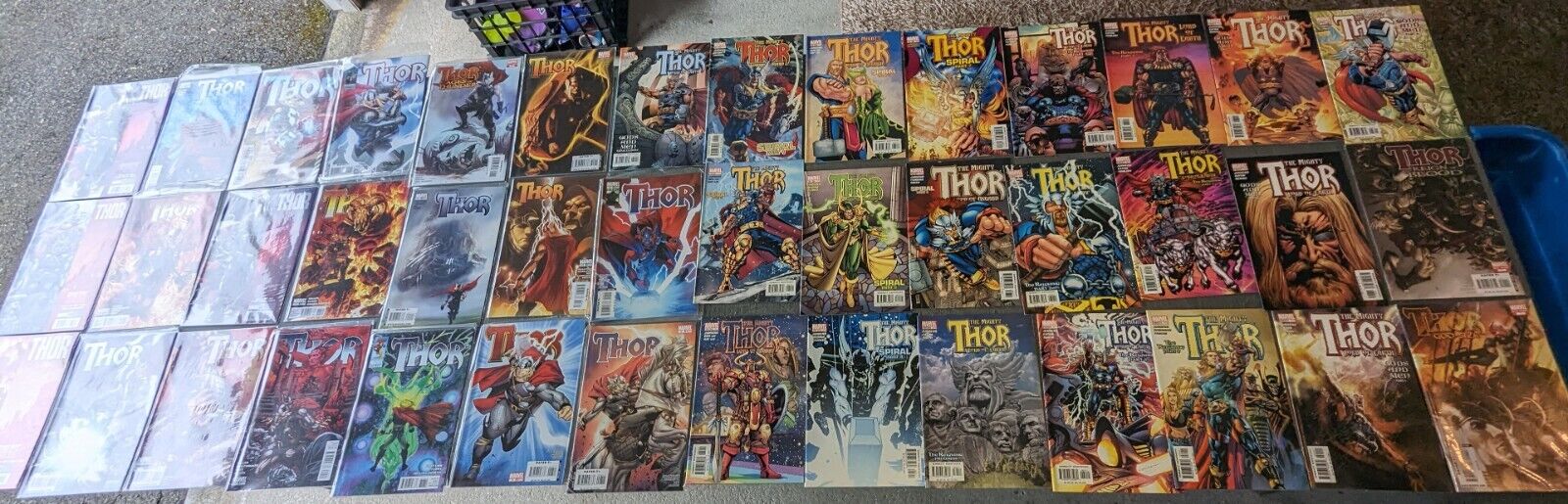 Thor Reader Lot of 68 Comic Books Comic Lot Spiral Reigning Asgard Lord
