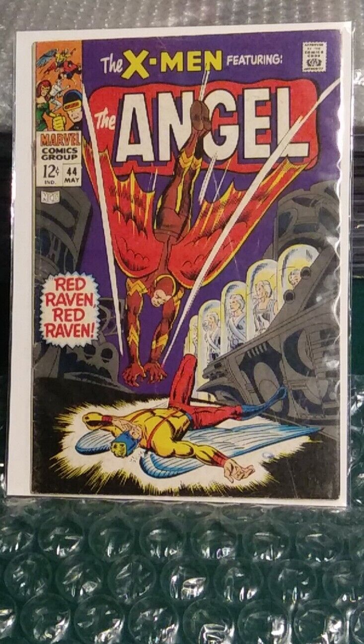 1968 Marvel Comics The X-Men #44 The Angel 1st Appearance of Red Raven