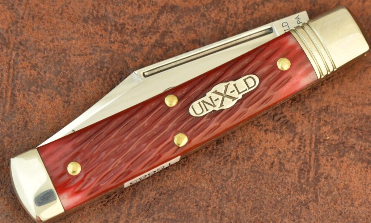 GREAT EASTERN GEC GARNET JIGGED RED BONE LONG PULL JACK KNIFE 941121 2021 (15683