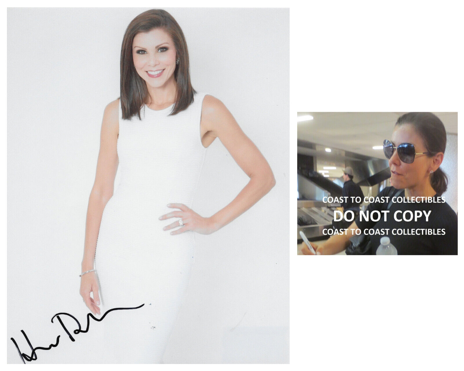 Heather Dubrow The Real Housewives of Orange County signed 8x10 photo proof COA.