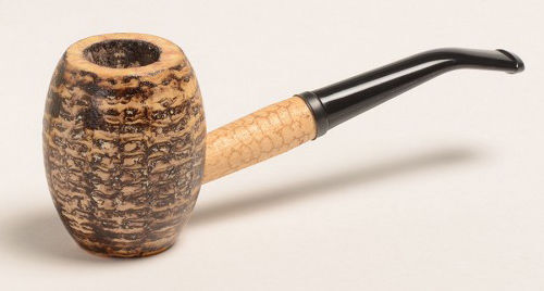 Missouri Meerschaum Country Gentleman Bent Stem Smoking Corncob Pipe - 5617