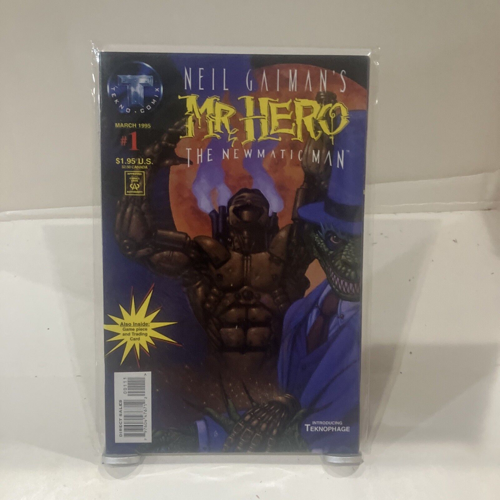 Neil Gaiman\'s Mr. Hero the Newmatic Man #1 (NBM Publishing, February 2016)