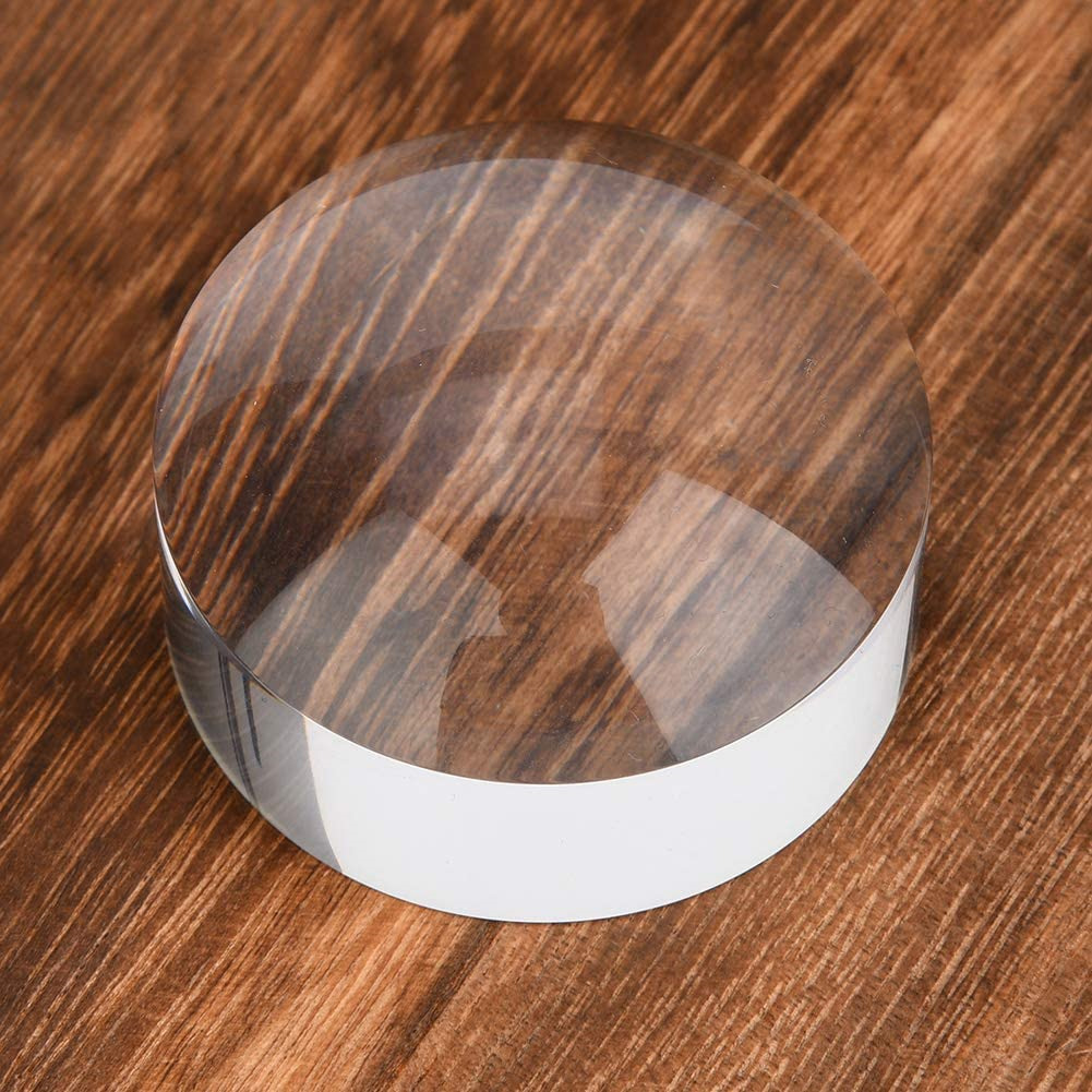 6X Reading Magnifier 3 Inch Acrylic Paperweight Reading Dome Magnifying Glass...