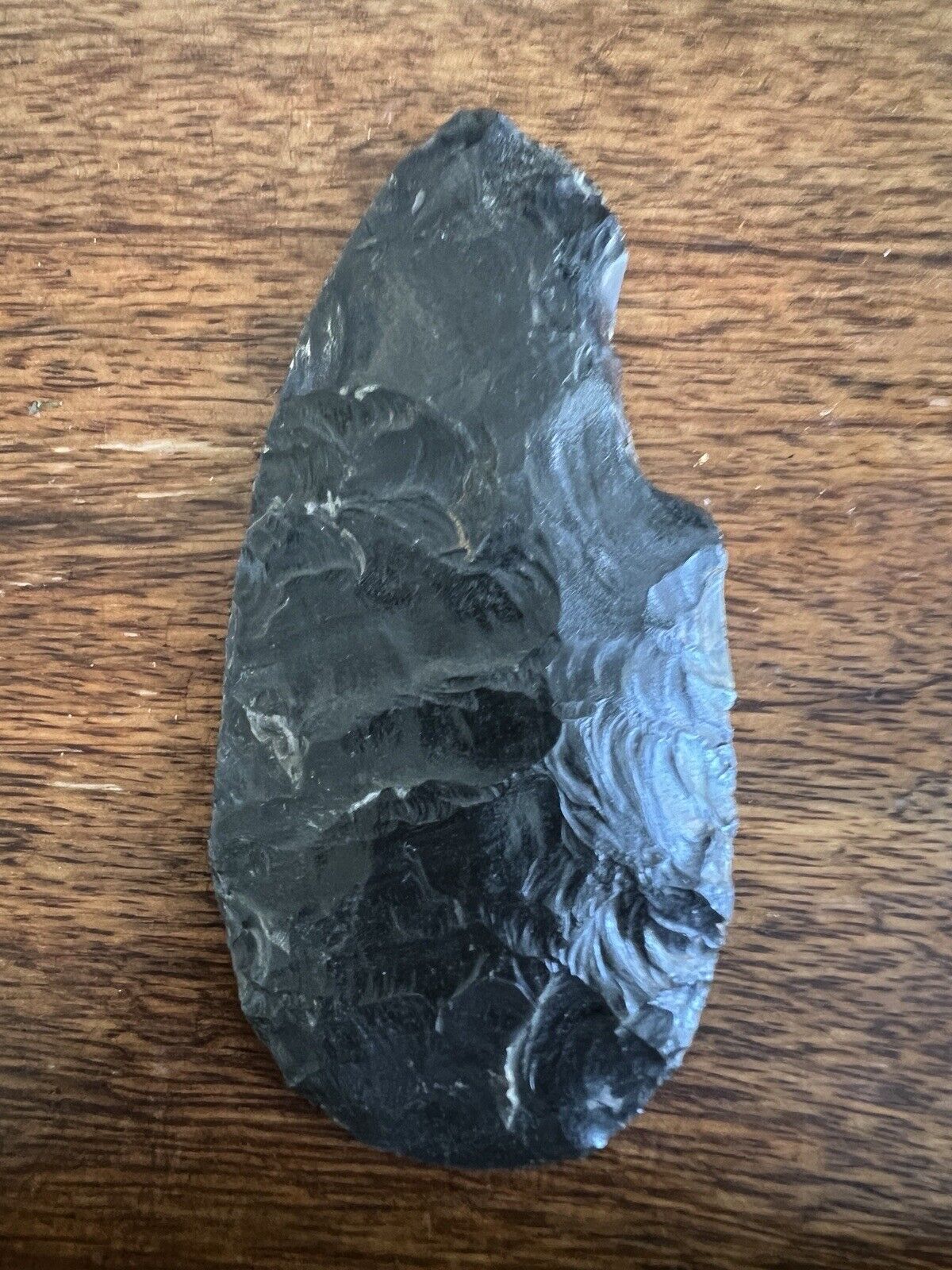 Stunning Large Chumash Obsidian Biface Santa Barbara County California