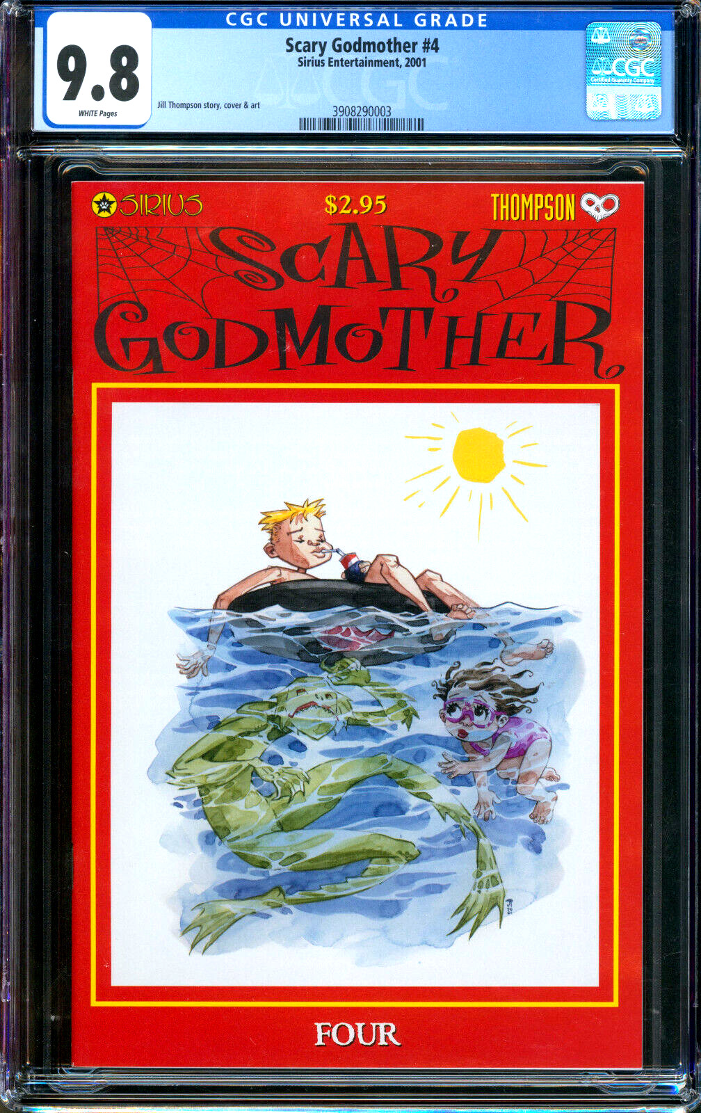 Scary Godmother #4 Jill Thompson Sirius 2001 CGC 9.8