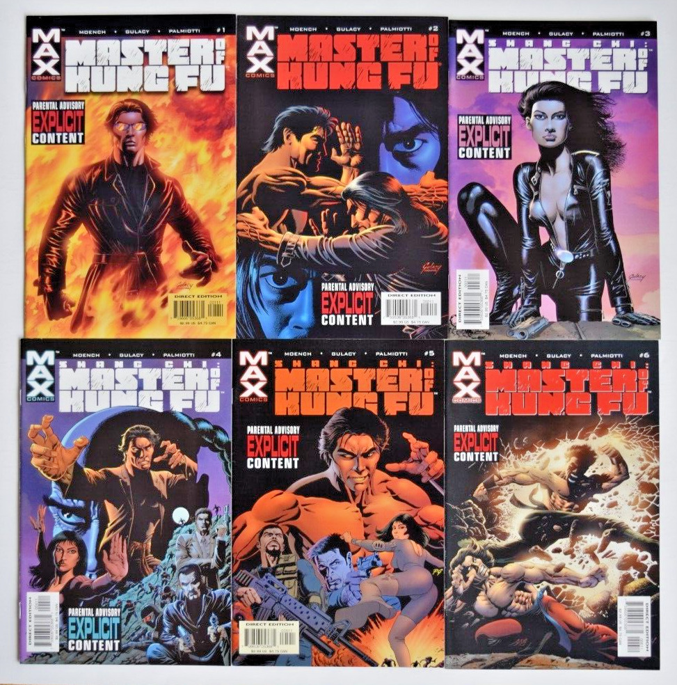 SHANG-CHI MASTER OF KUNG FU (2002) 6 ISSUE COMPLETE SET #1-6 MARVEL COMICS