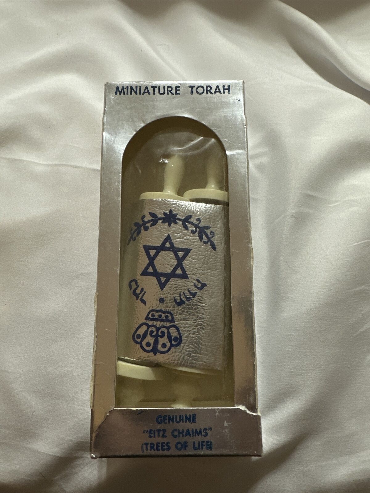 Vintage- Miniature Torah “Eitz Chaims” In Box- NEW