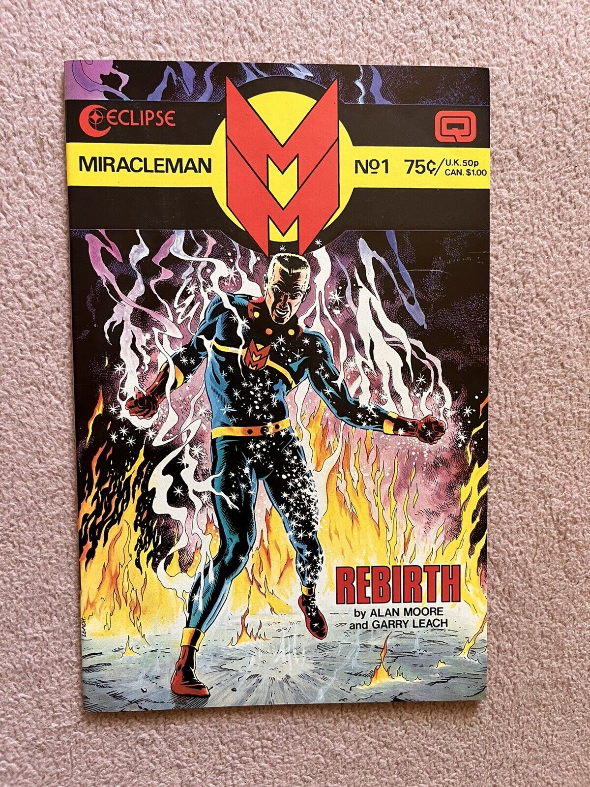 Miracleman # 1 Eclipse Comics 1985 VF+/NM by Alan Moore Garry Leach High Grade