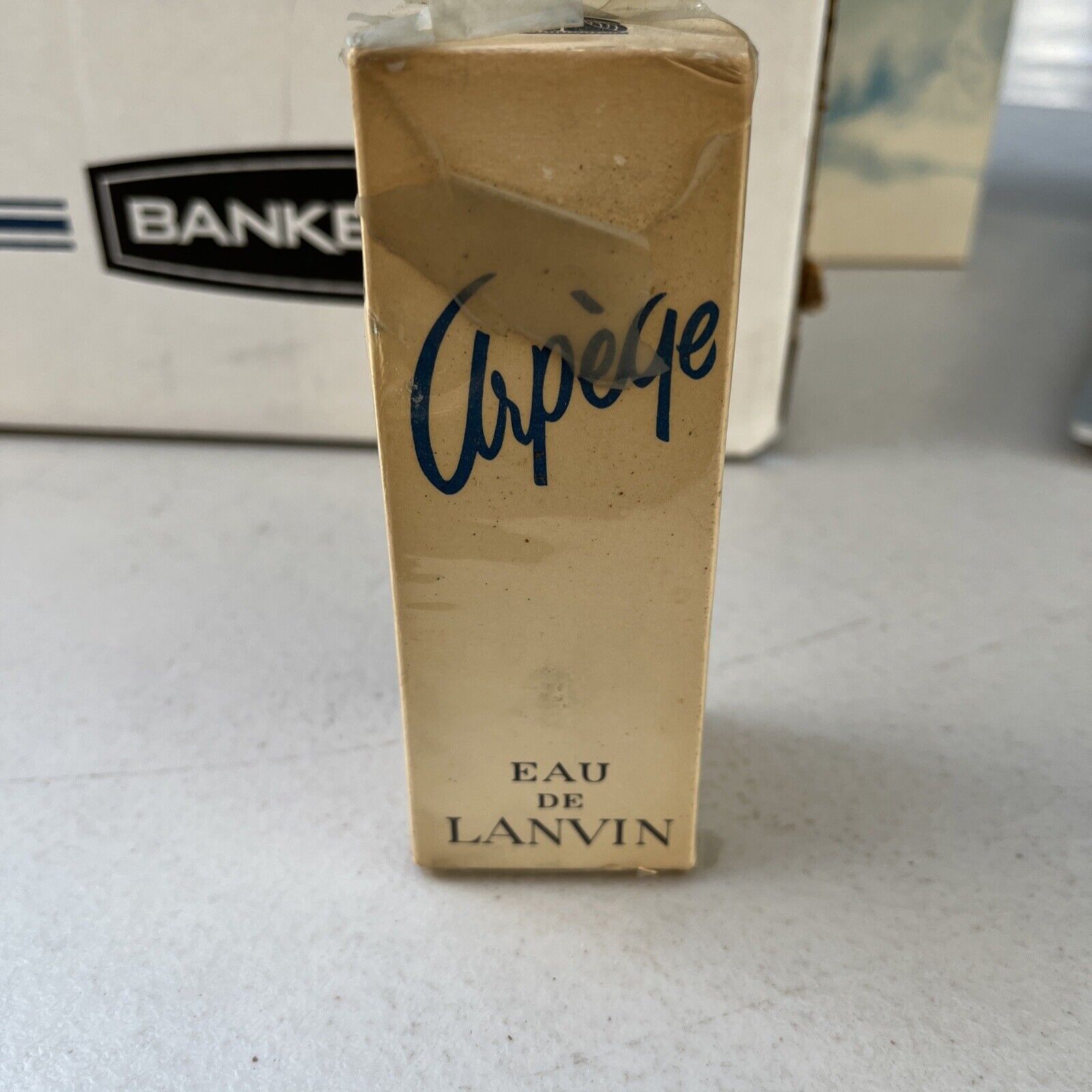 VTG NOS ARPEGE EAU DE LANVIN Parfums Inc. NY in Sealed Box 1-1/3 Fl. Ozs