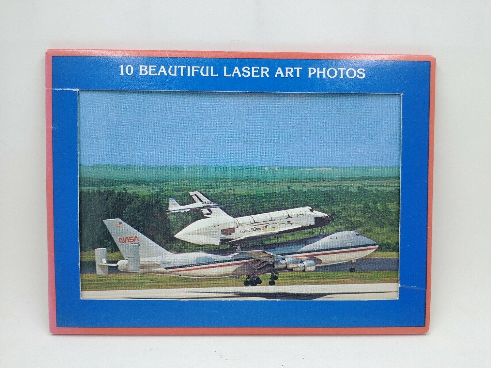 Vintage Lot Of 10 Beautiful Laser Art Photos Postcards NASA Space Shuttle 