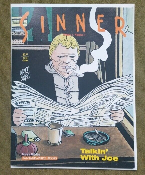 Sinner #1 (Fantagraphics) 1st Print Munoz Sampayo Spiegelman Scarce & High Grade