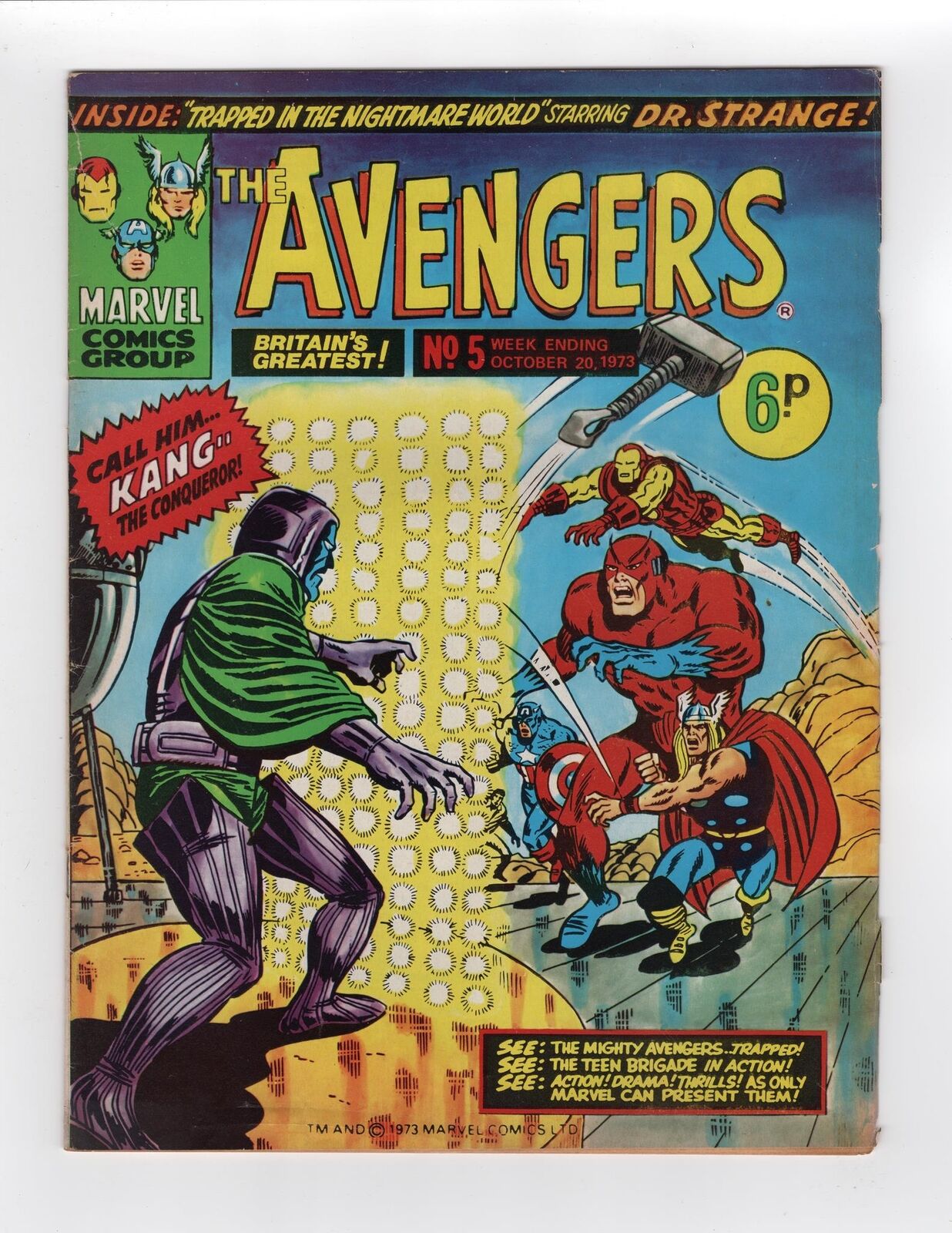 1964 MARVEL AVENGERS #8 1ST APPEARANCE OF KANG THE CONQUEROR KEY GRAIL RARE UK