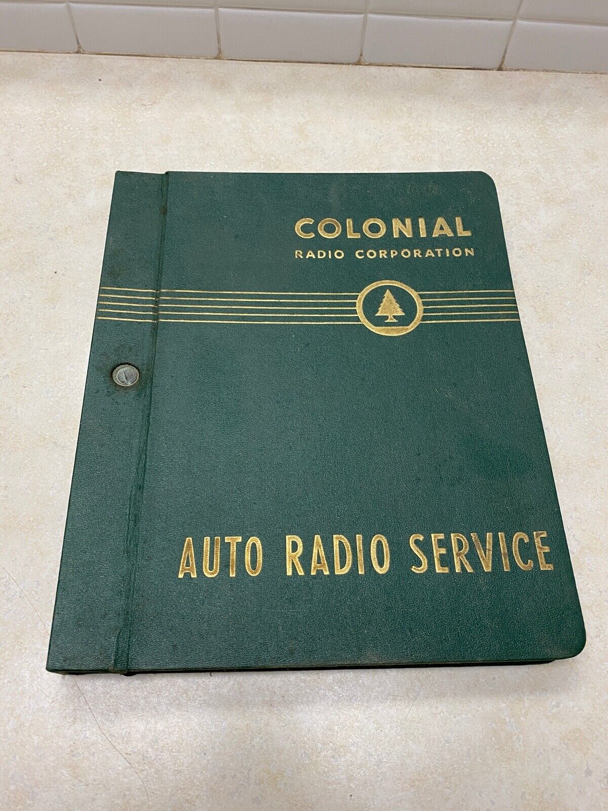 1948 Colonial Radio Corporation Dealer  Service Book