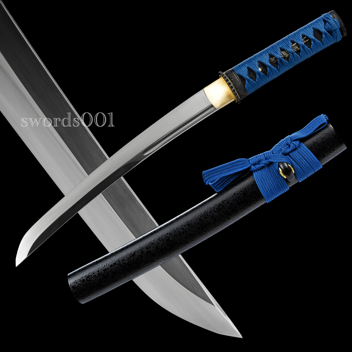 21\'\' Self-defense Knife Japanese Tanto 1095 Steel Unokubitsukuri Short Sword