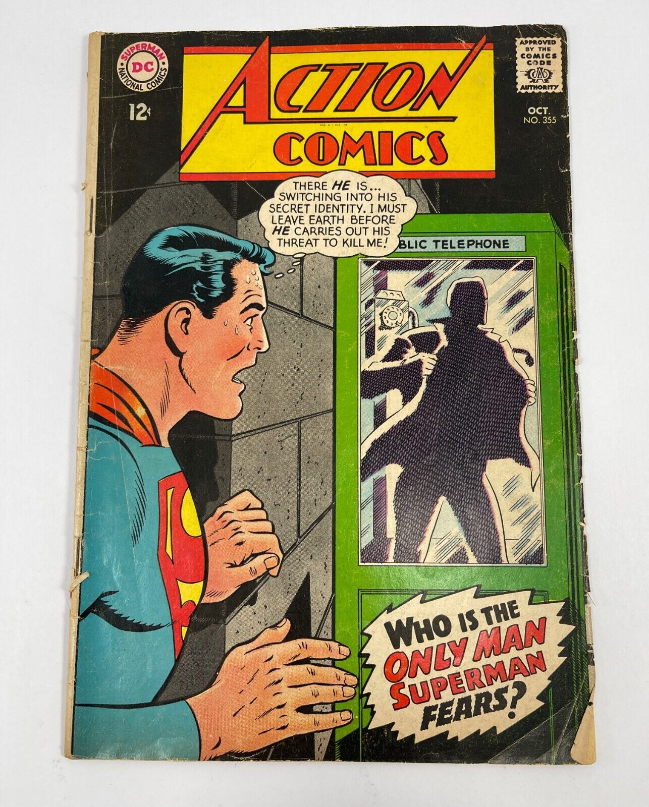 Action Comics #355 DC 1967 Silver Age Superman DC Superhero Comic 1st Print