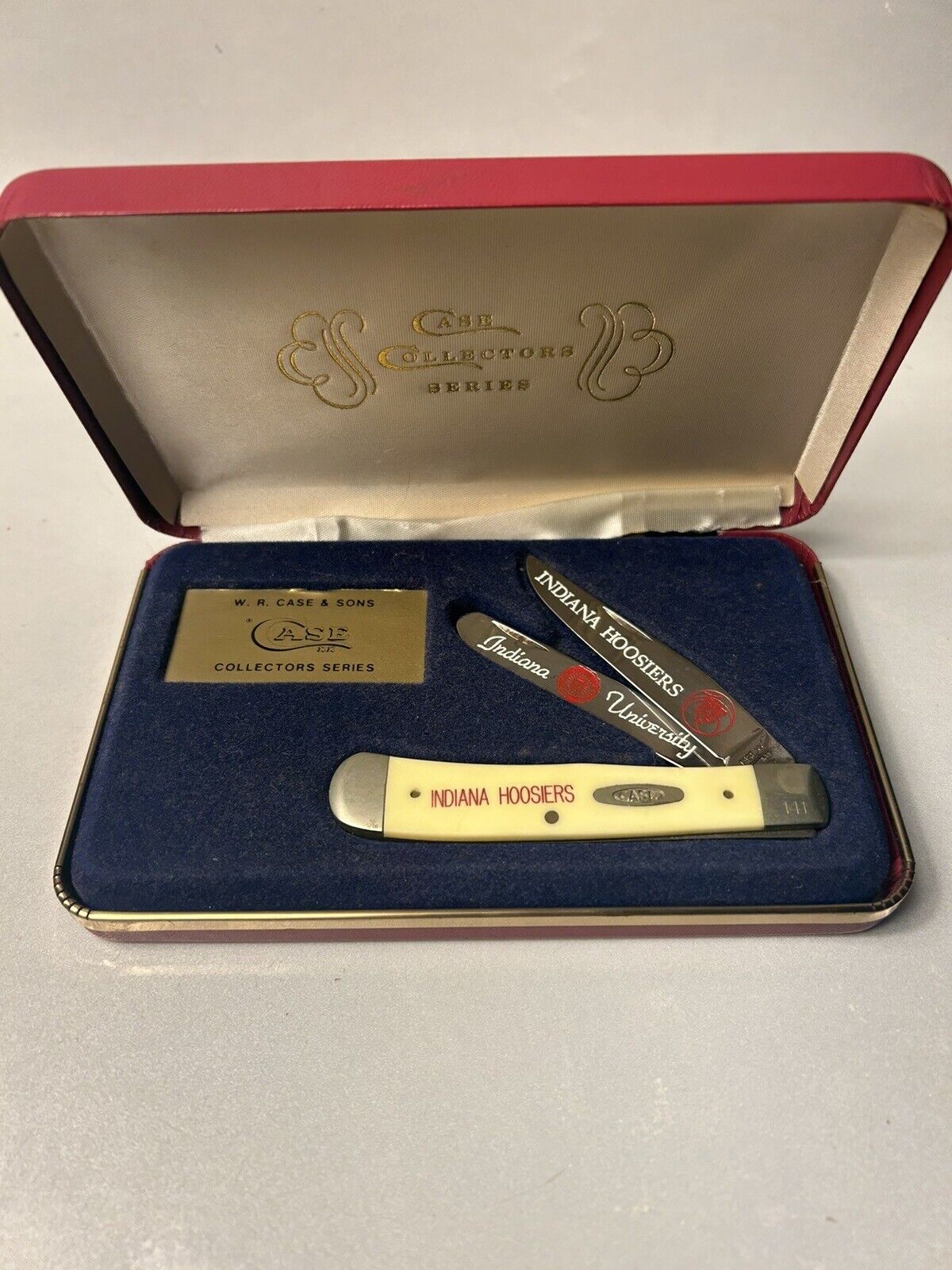 Vintage Case 3254 Collector Series Indiana Hoosiers IU Knife Rare