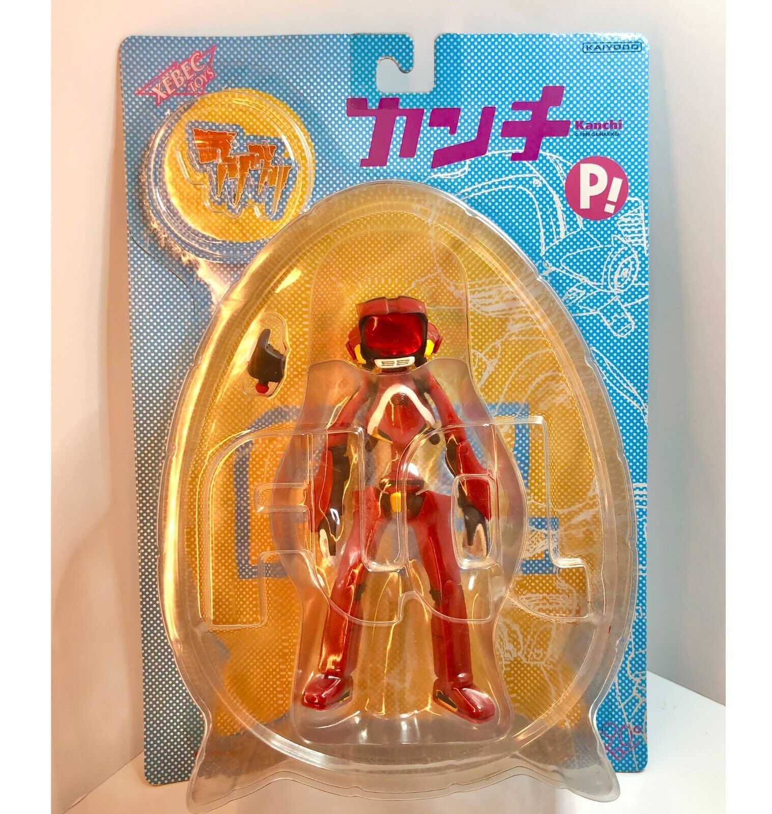 FLCL Fooly Cooly - Kanchi Canti (Red Ver.) Action Figure Xebec Toys 1999 RARE