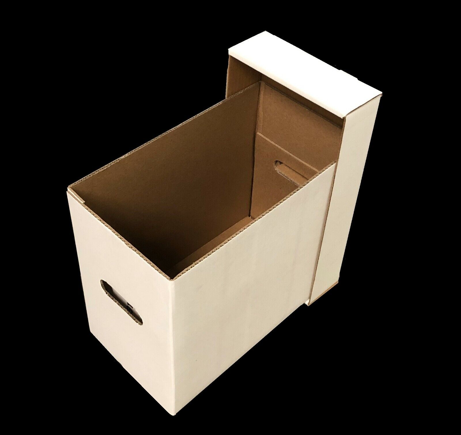 (12) CSP Short Comic Cardboard Double Wall Storage Boxes with lids-NEW