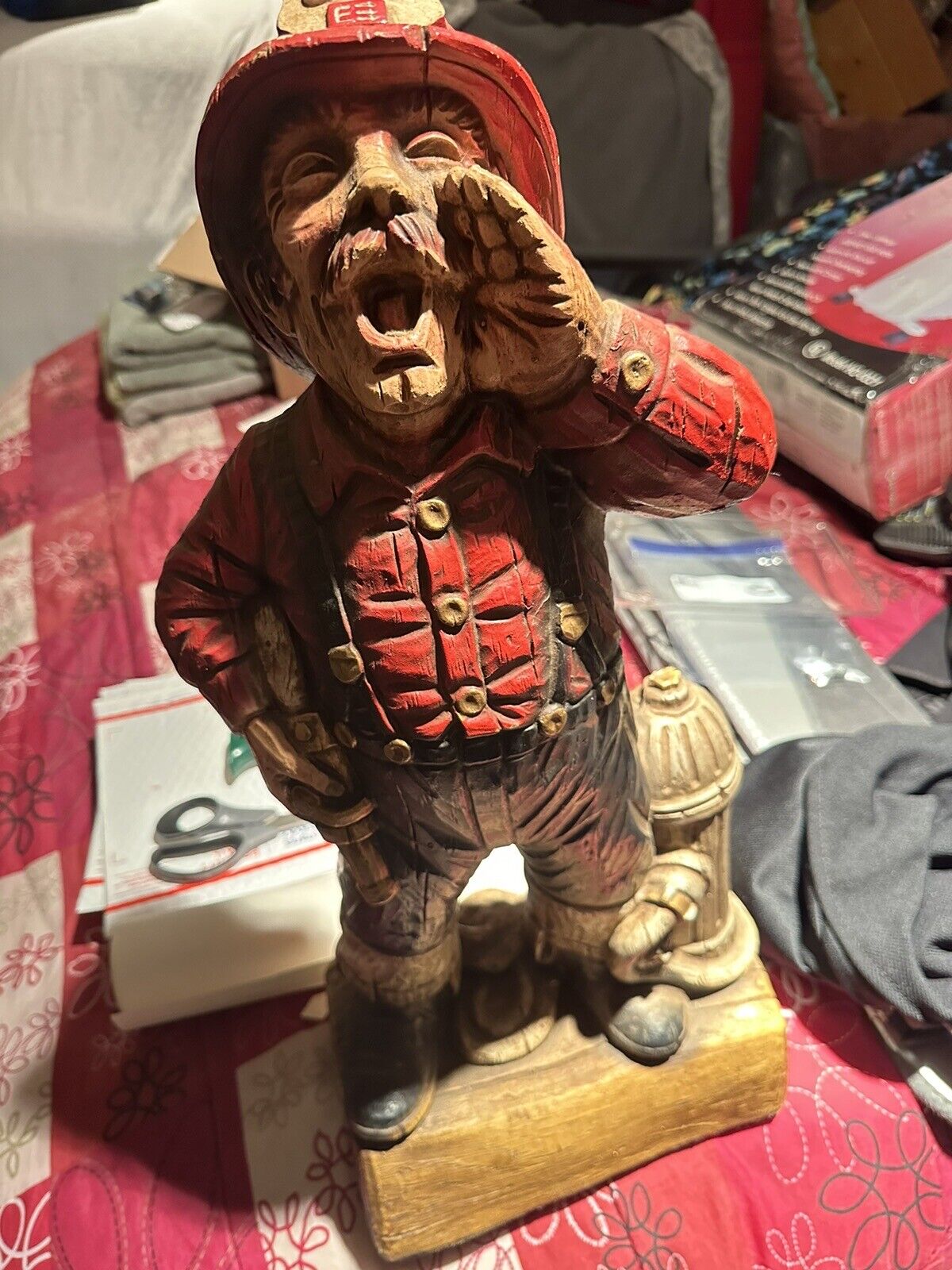 VINTAGE ALFCO NEW YORK Firefighter MEASURES APPROX 23”