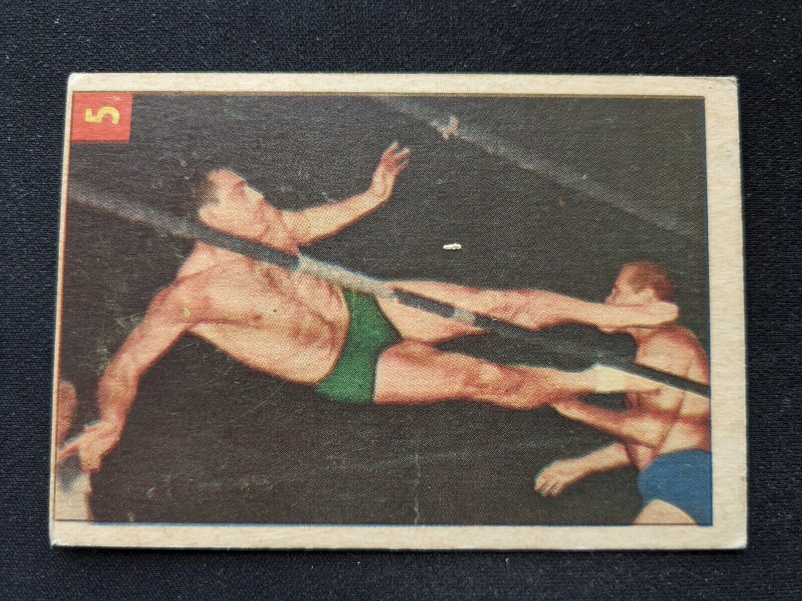 1954 Parkhurst Wrestling Card # 5 Argentina Rocca  (VG)