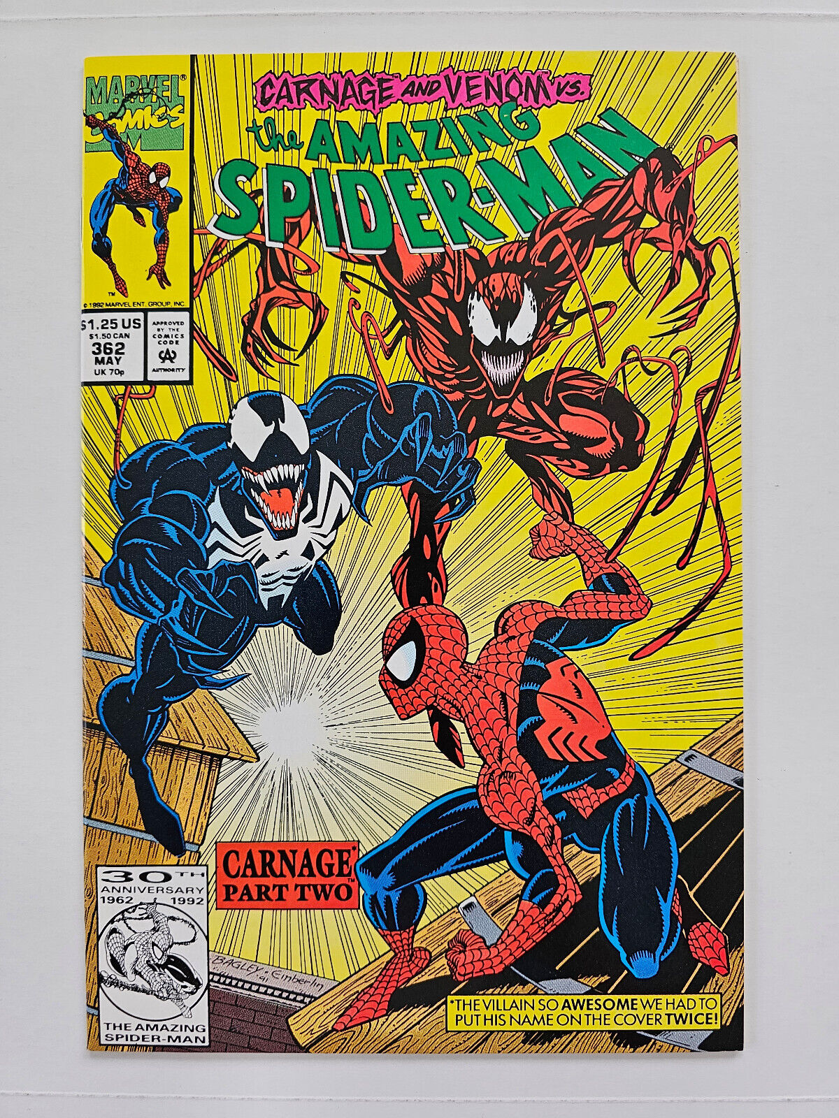 Amazing Spider-Man #362 (second Carnage) | VF/NM