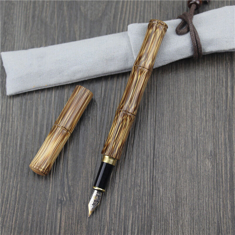 HERO Handmade Natural Bamboo Fountain Pen Exclusive Unique Gift Collection Pen