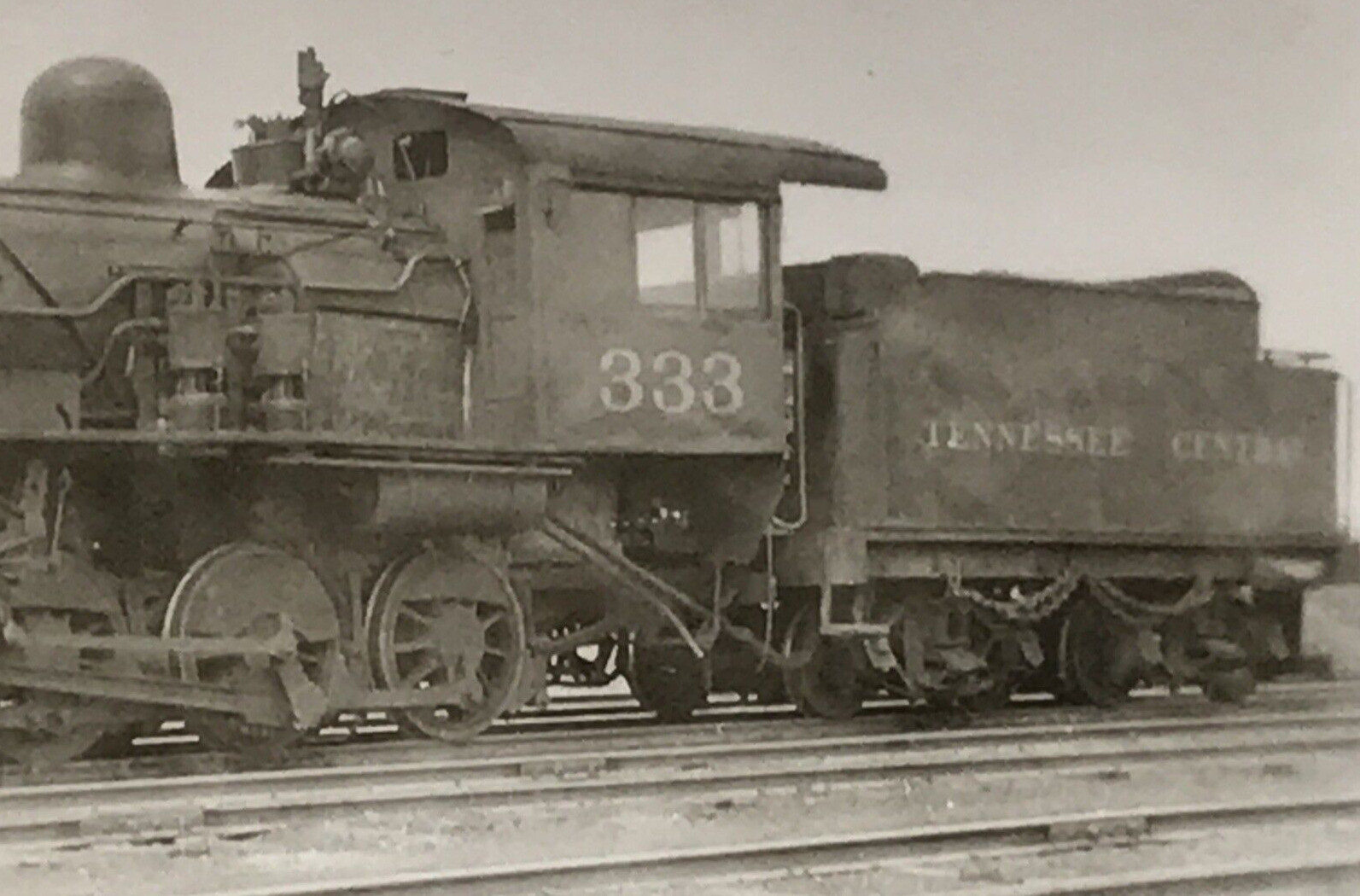 Tennessee Central Railway Railroad TC #333 2-8-0 Locomotive Train Photograph