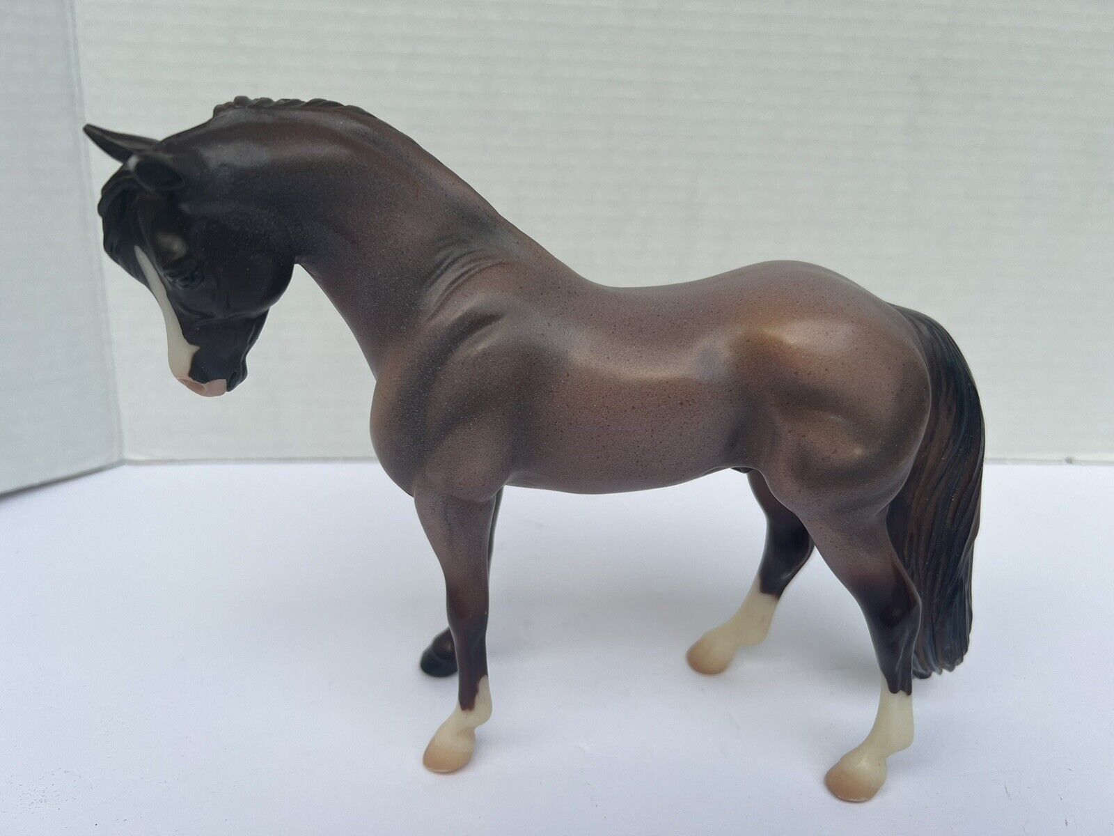 Classic Breyer Reeves Brown Black White Breyer Horse Figurine 6.5” Vintage
