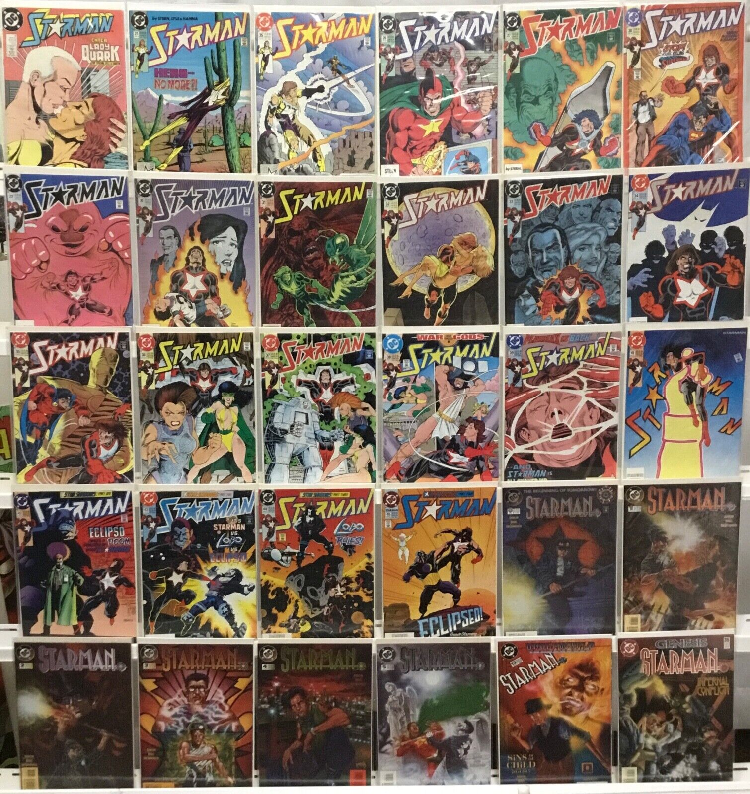 DC Comics Starman Comic Book Lot of 30 Issues