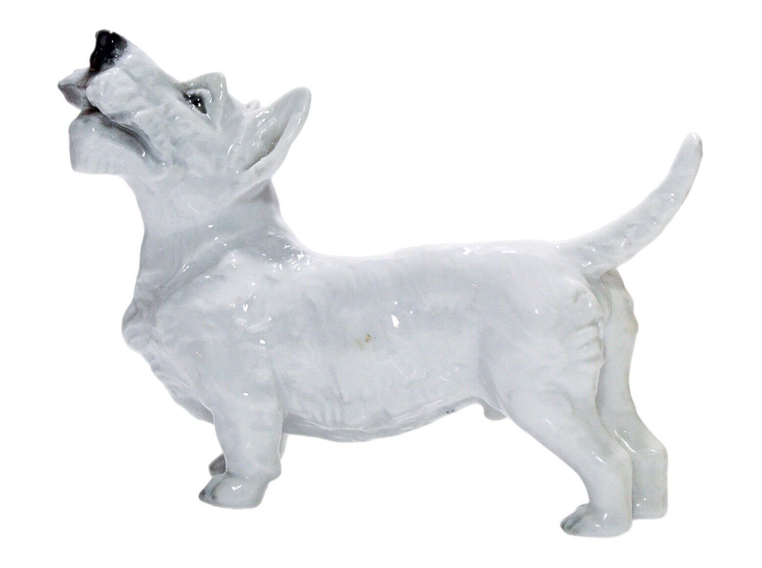 ROSENTHAL Germany F. Heidenreich White Scottish Terrier Dog Porcelain Figurine