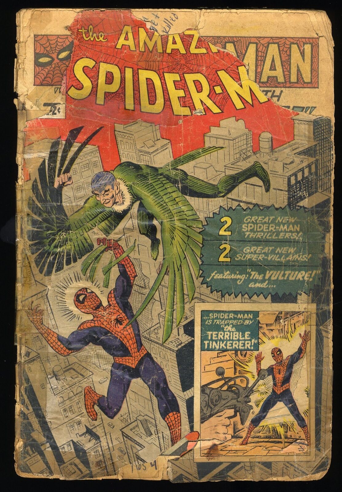 Amazing Spider-Man #2 See Description 1st Appearance Vulture Ditko Cover