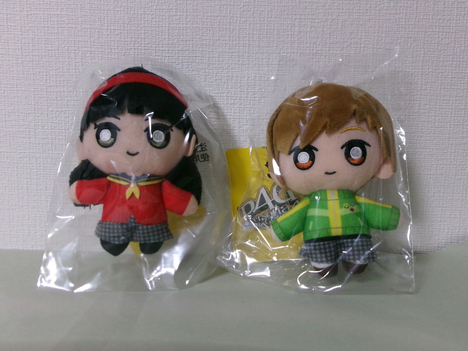 Persona 4 Chie Satonaka & Yukiko Amagi Plush Mascot Chain set ATLUS 