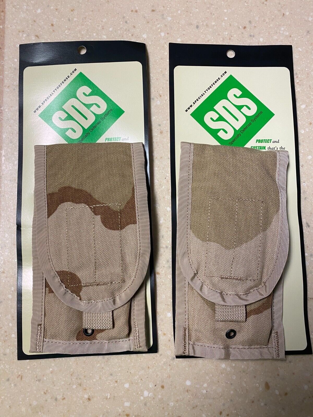 Set of 2, New Desert 30rd. Pouches by SDS