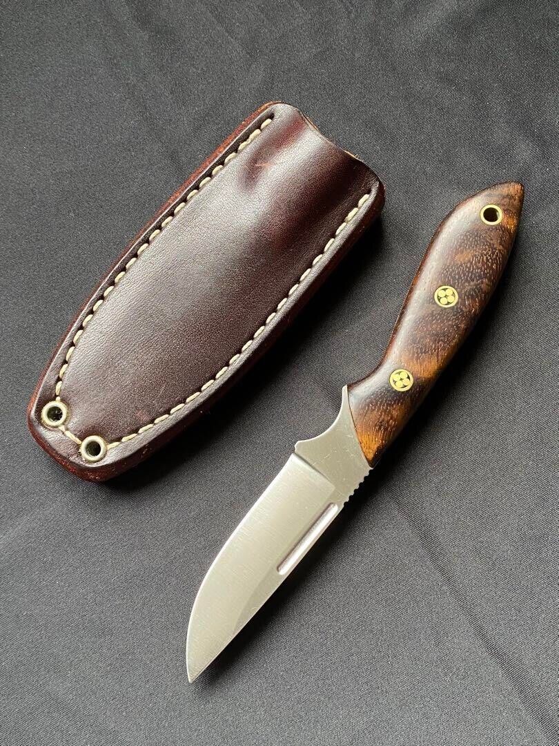 Bark River Adventurer Fixed Blade Knife w/ Sheath Rare / Blade length 3.1\