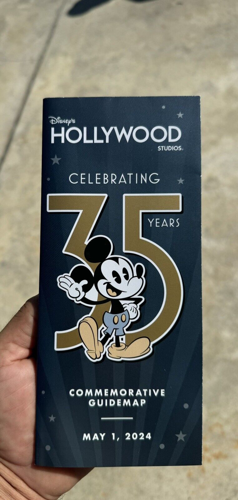 Hollywood Studios 35th Anniversary Park Map