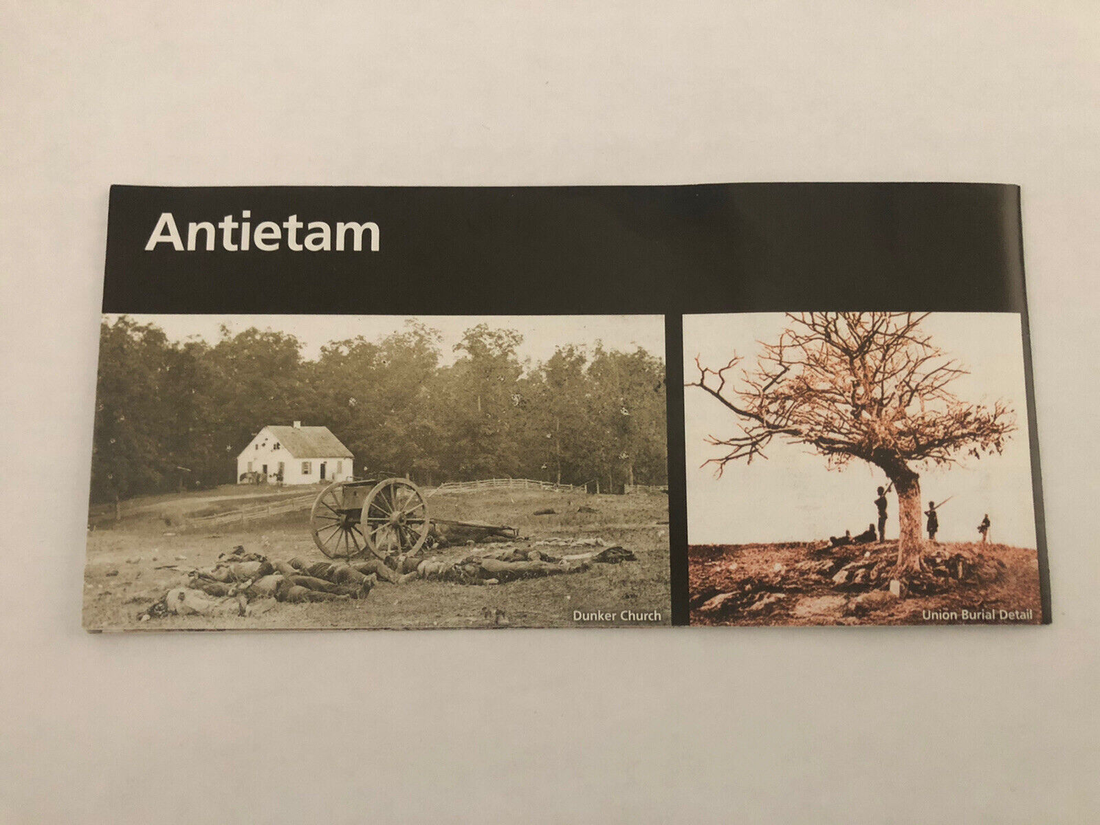 Antietam National Battlefield Park Unigrid Brochure Map NPS Maryland