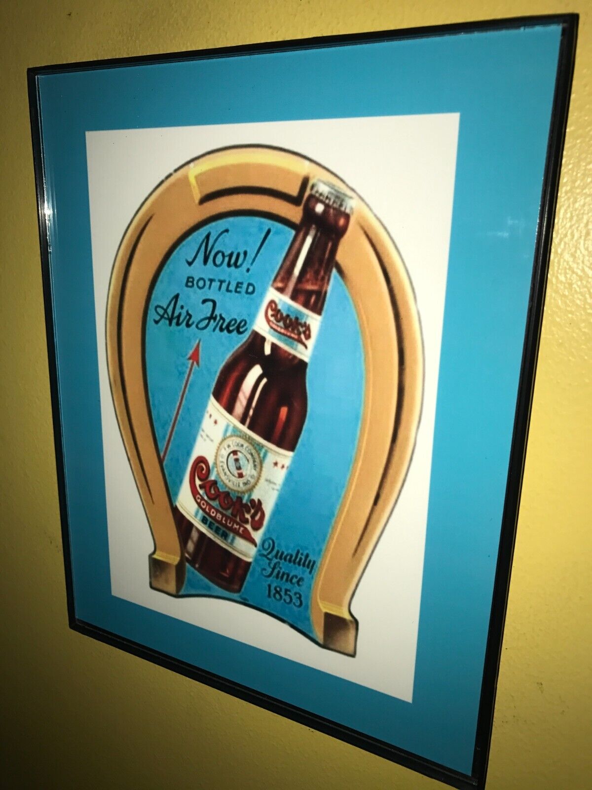 Cook\'s Goldblume Beer Bar Man Cave Advertising Sign