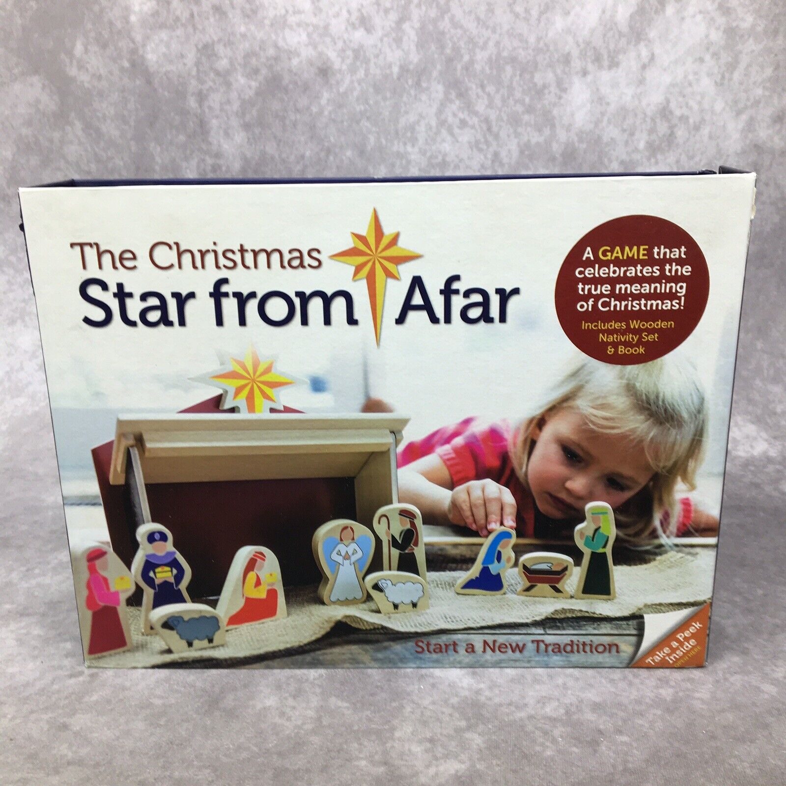 The Christmas Star From Afar Game Wooden Nativity Set & Book 2nd Edition