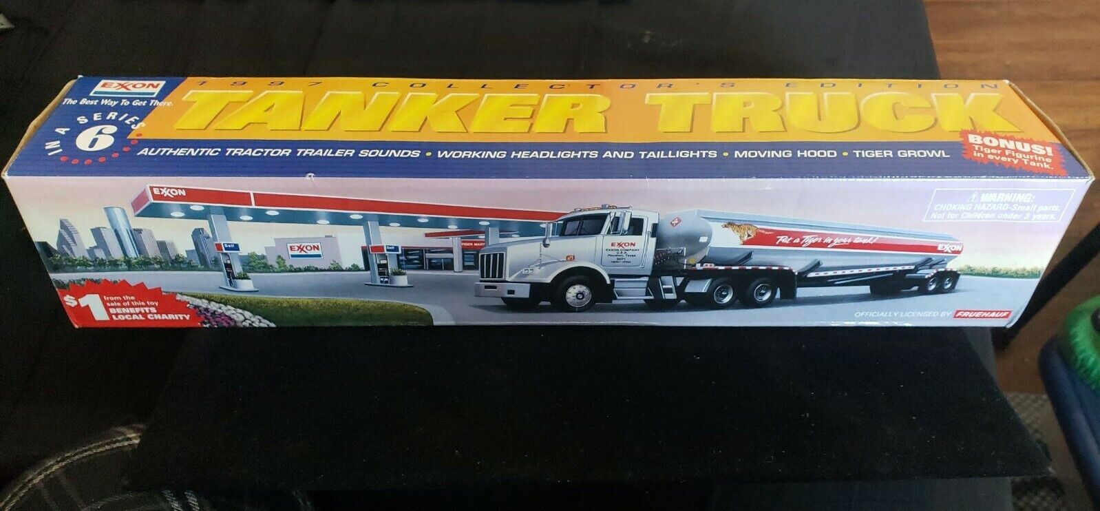 1997 Exxon Toy Tanker Truck Collectors Edition Never Used NIOB R8905