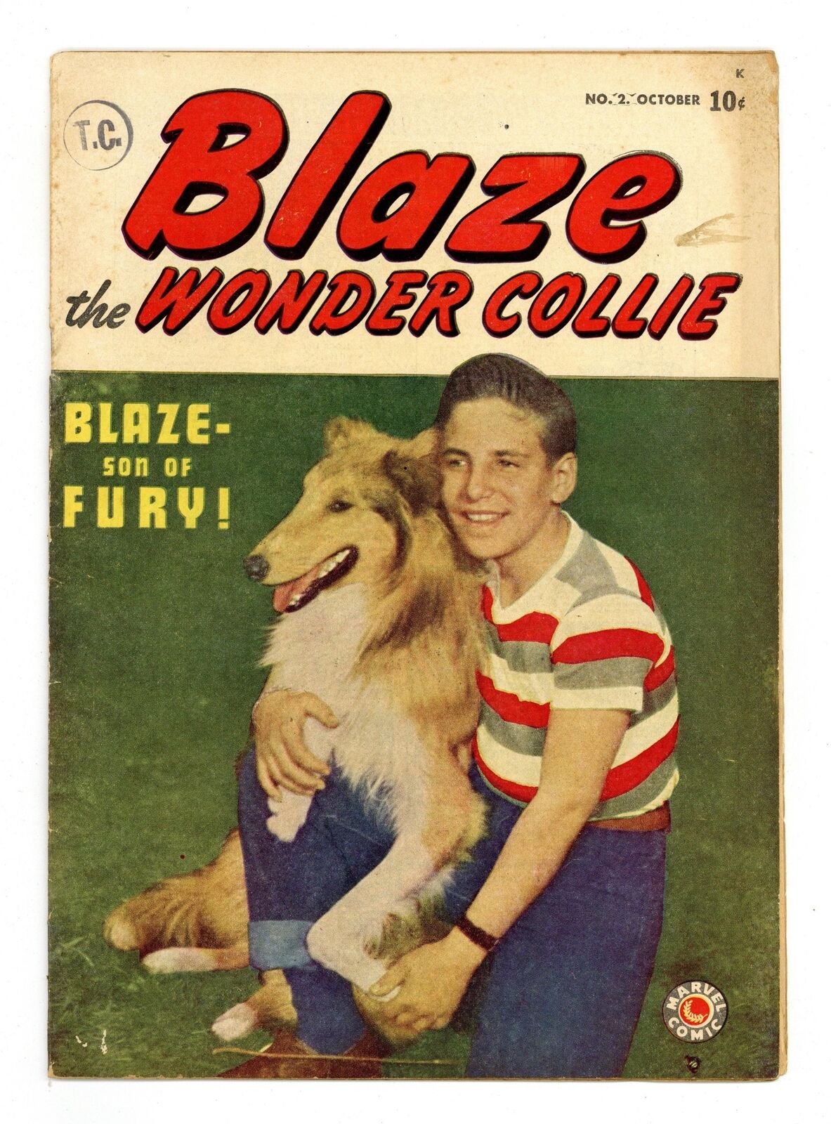 Blaze the Wonder Collie #2 VG- 3.5 1949
