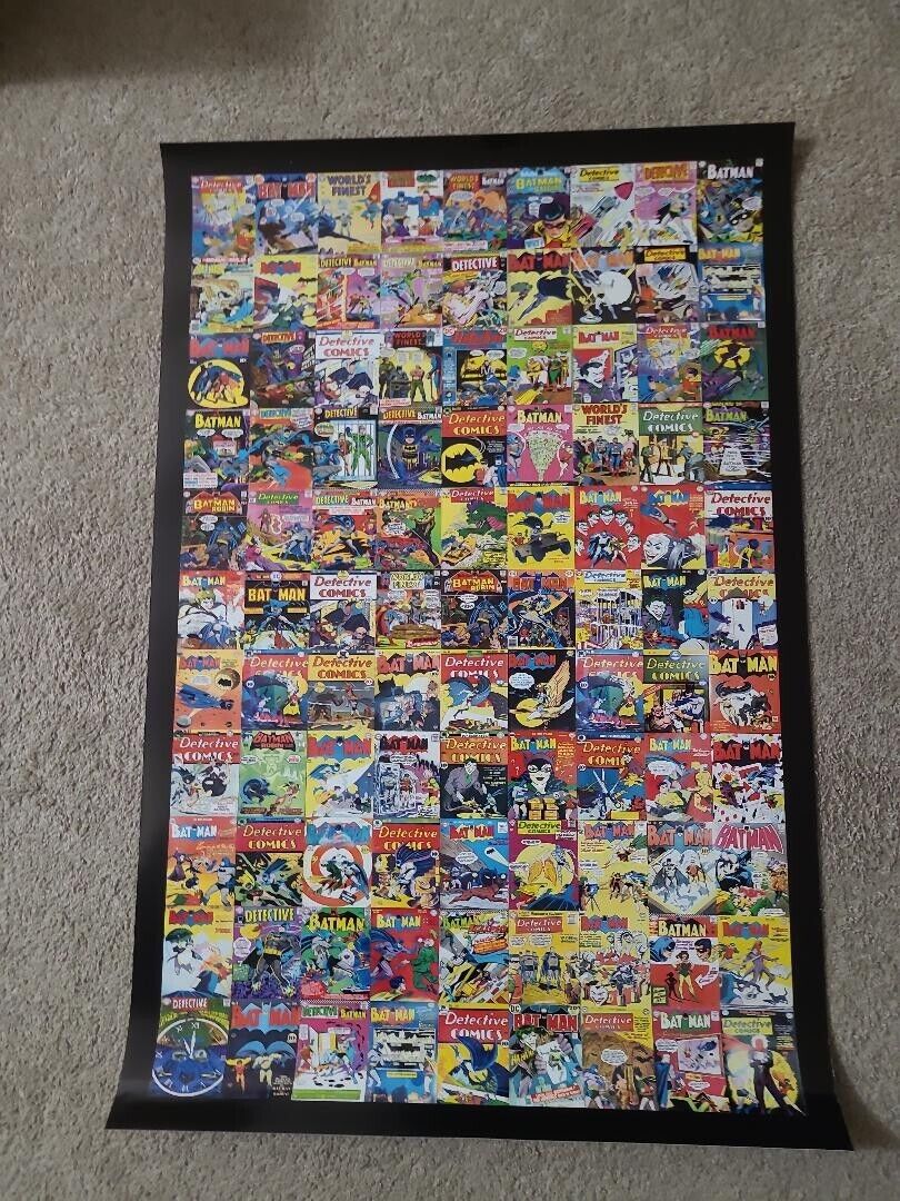 Nothing But Batman Comic Book Covers 24x36 Poster 🦇  🦇