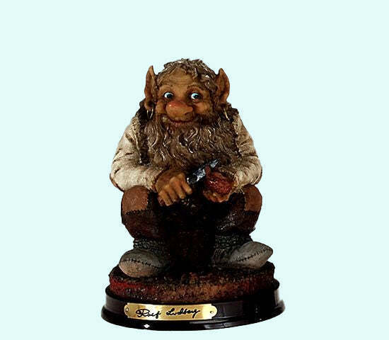 Troll with carving knife from the works of Rolf LIdberg
