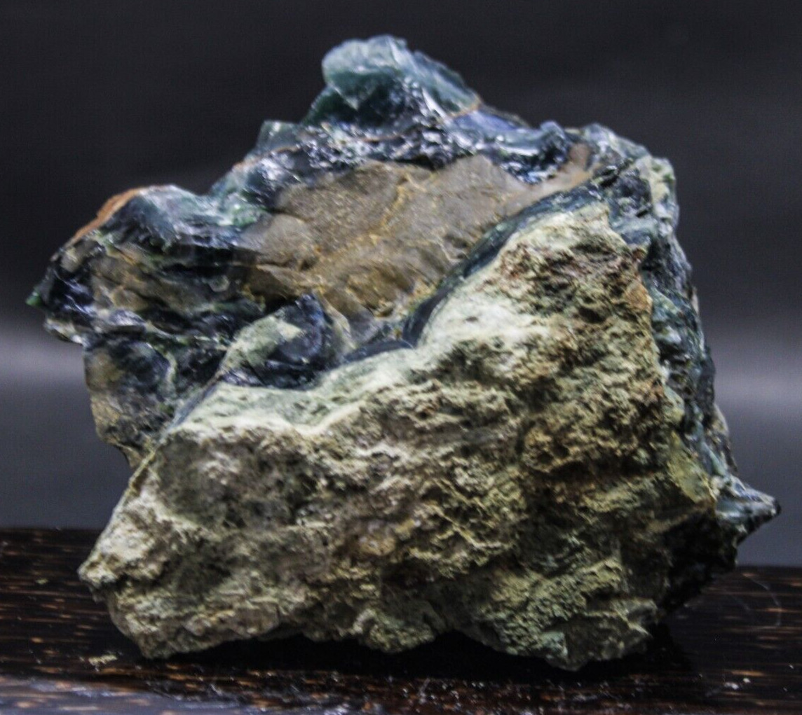 484gr Natural Partly Polished Blue Opal Rough Specimen Mineral Gemstone