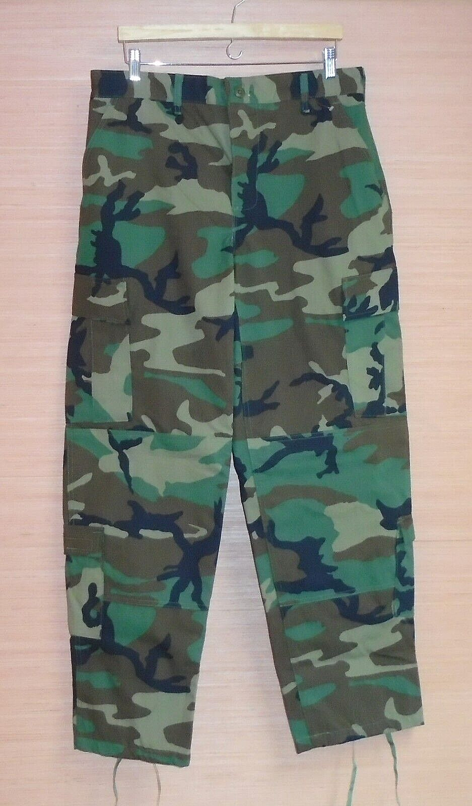 US Govt Cont. Afghan Army Combat Pants Trousers Woodland BDU Camo Medium Regular