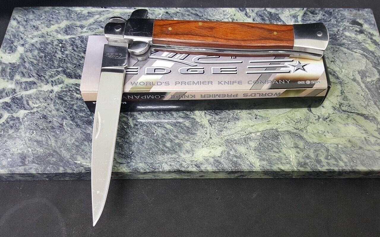 Rite Edge Stiletto Style Extra Large Folding Blade Pocket Knife