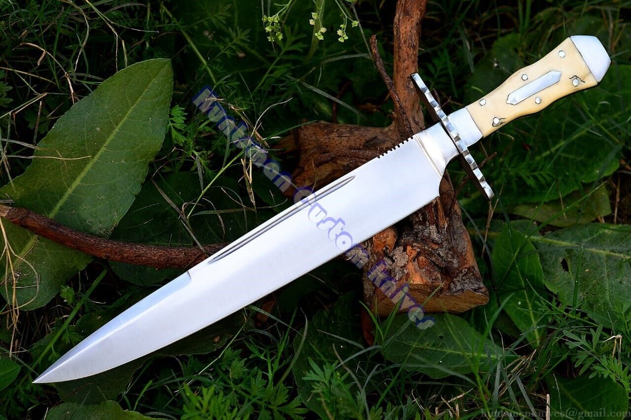 Custom Made Hand Forged 5160 Spring Steel Samuel BELL's BOWIE Replica for SALE